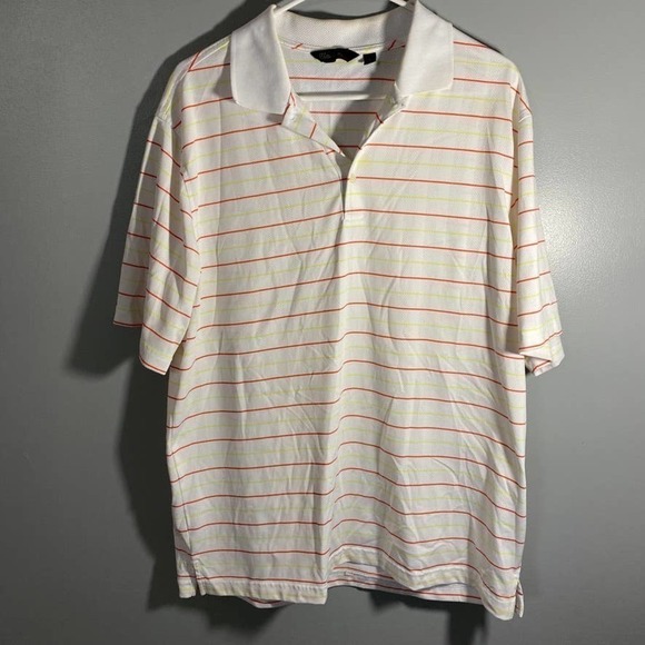 𝅺walter Hagan Striped Golf Polo Size Large - Picture 2 of 6